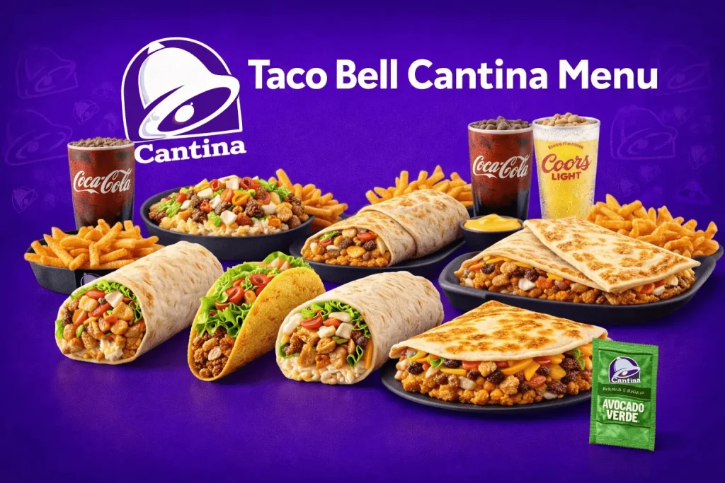 Taco Bell Cantina Menu